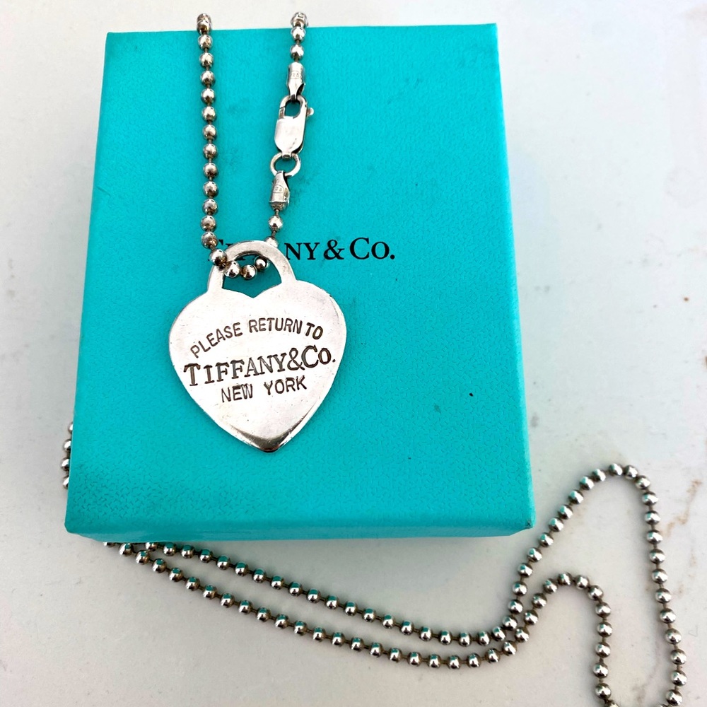 Tiffany and co heart shaped tag